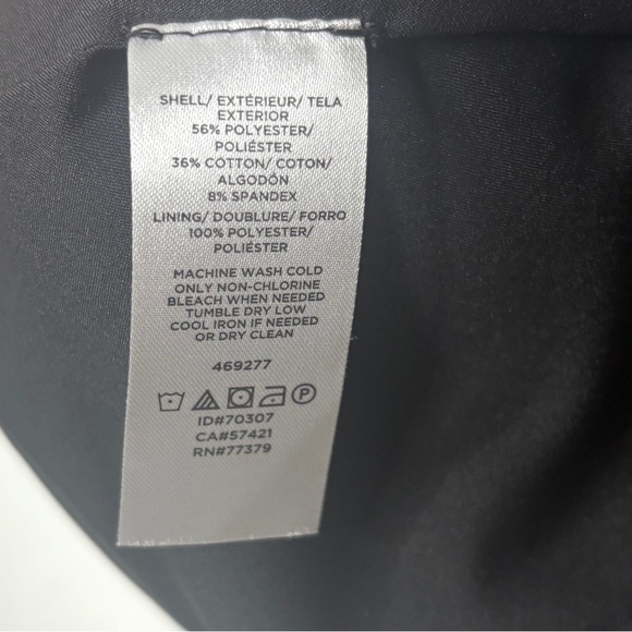 Ann Taylor Factory Gray and Black One Button Blazer Size 8 Career - Picture 7 of 7